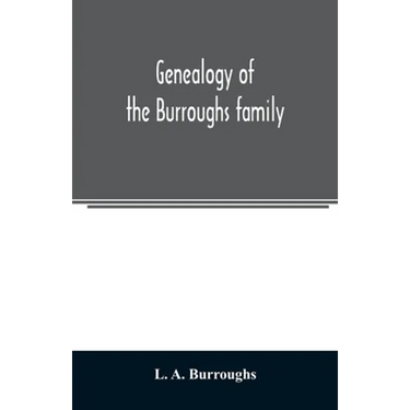 Genealogy of the Burroughs family