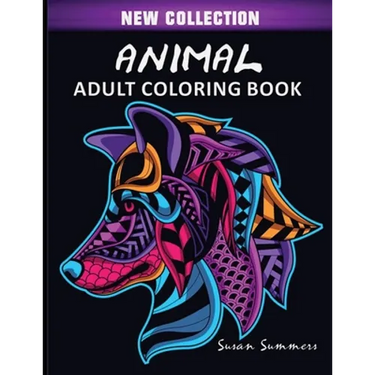 Animal Adult Coloring Book