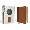 Niv, Giant Print Compact Bible, Leathersoft, Brown, Red Letter Edition, Comfort Print