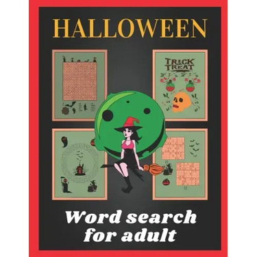 Halloween word search for adult: Halloween puzzle book