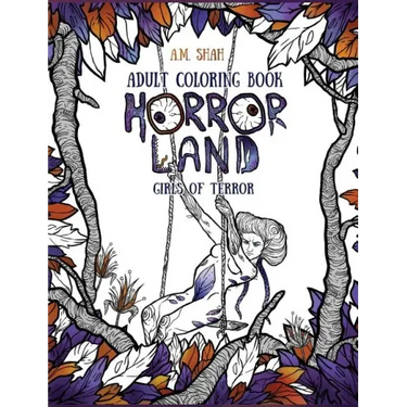 Adult Coloring Book: Horror Land Girls of Terror (Book 2)
