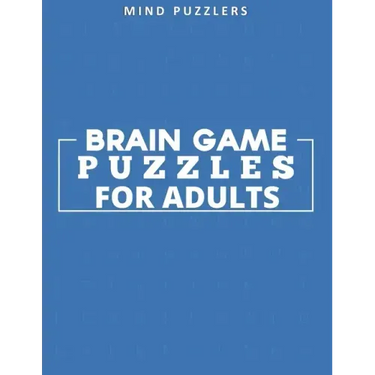 Brain Game Puzzles for Adults: Sudoku, Word and Number Search & Find Activity Book