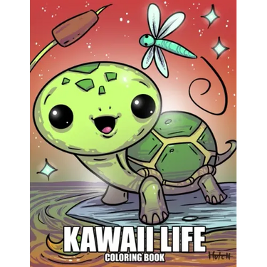 Kawaii Life Coloring Book: A Stress Free Coloring Book For Kids