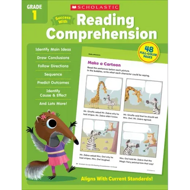 Scholastic Success with Reading Comprehension Grade 1 Workbook