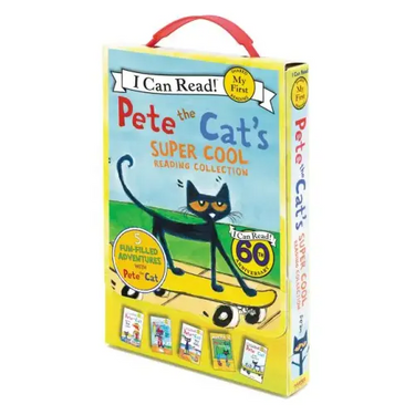 Pete the Cat's Super Cool Reading Collection: A Box of 5 I Can Read Favorites for Beginner Readers