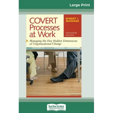 COVERT Processes at Work: Managing the Five Hidden Dimensions of Organizational Change (16pt Large Print Edition)