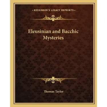 Eleusinian and Bacchic Mysteries