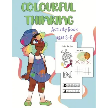 Colorful Thinking: Fun educational activity book for ages 3 to 6