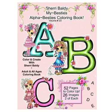 Sherri Baldy My Besties Alphabet Besties Coloring Book