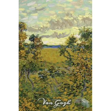 Sunset at Montmajour Van Gogh Note Book: Hardcover Journal Notebook Diary with Dot Grid, Lined, Blank Vintage Paper for Writing Drawing Journaling