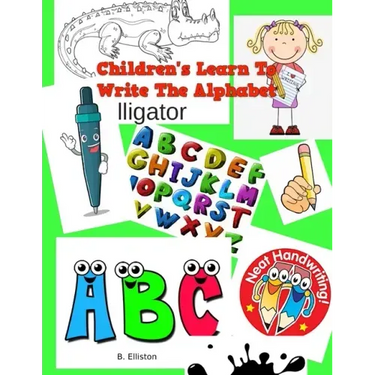 Children's Learn To Write The Alphabet