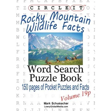 Circle It, Rocky Mountain Wildlife Facts, Pocket Size, Word Search, Puzzle Book