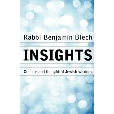 Insights: Concise and thoughtful Jewish wisdom