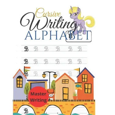 cursive writing alphabet: writing letters on cursive, practice handwriting cursive alphabet, master writing skills, very helpful for kids to wri