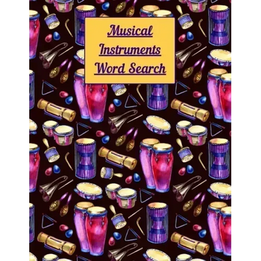 Musical instruments Word Search: Puzzle activity book for musically inclined adults and kids