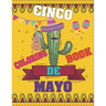 Cinco De Mayo Coloring Book: Contains Some Facts About the Maxican Holiday