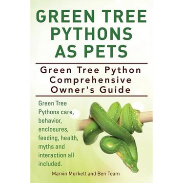 Green Tree Pythons As Pets. Green Tree Python Comprehensive Owner's Guide. Green Tree Pythons care, behavior, enclosures, feeding, health, myths and i