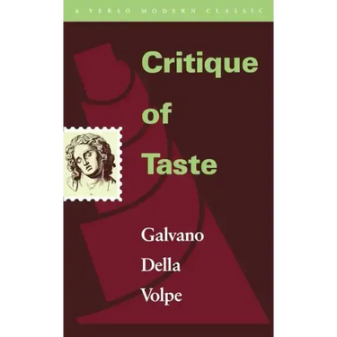 Critique of Taste