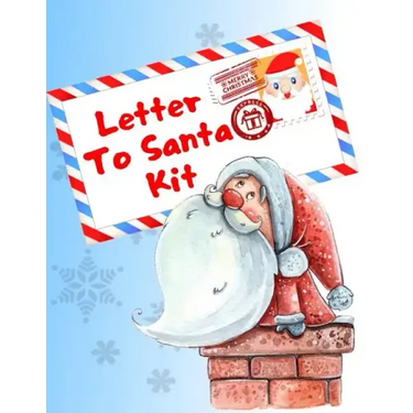 Letter To Santa Kit: Write A Letter To Santa Claus, Coloring And Sticker Pages