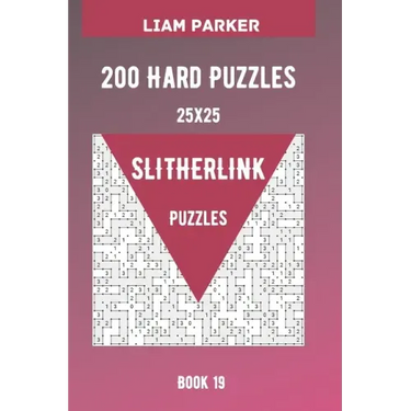 Slitherlink Puzzles - 200 Hard Puzzles 25x25 Book 19
