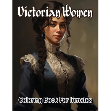 Victorian woman coloring book for inmates