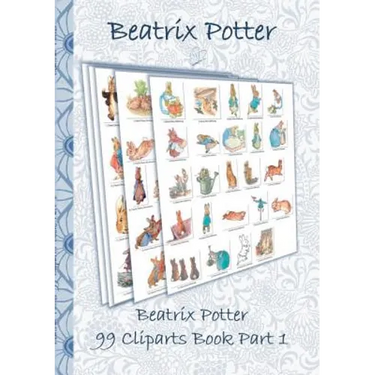 Beatrix Potter 99 Cliparts Book Part 1 ( Peter Rabbit ): Sticker, Icon, Clipart, Cliparts, download, Internet, Dropbox, Original, Children's books, ch