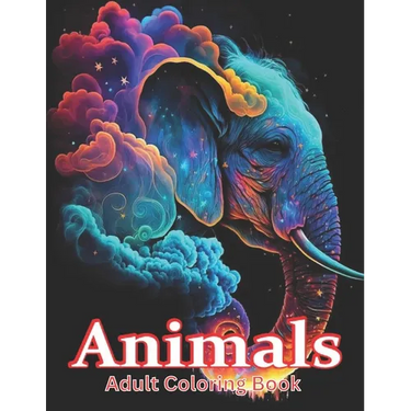 Animals Adult Coloring Book: Stress Relieving Animal Coloring Book