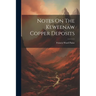 Notes On The Keweenaw Copper Deposits