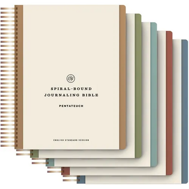 ESV Spiral-Bound Journaling Bible, Five-Volume Set (Hardcover)