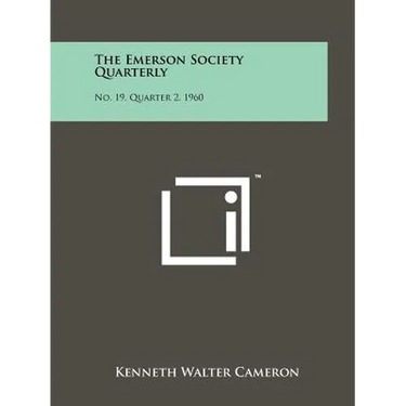 The Emerson Society Quarterly: No. 19, Quarter 2, 1960