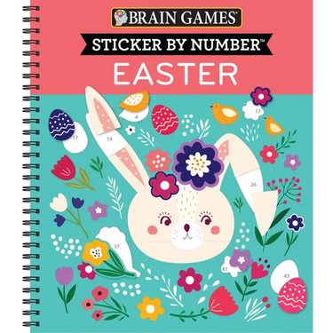 Brain Games - Sticker by Number: Easter