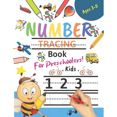 Number Tracing Book For Preschoolers! Kids age 3-5: Number tracing books for kids ages 3-5, Number tracing workbook, Number Writing Practice Book, Num