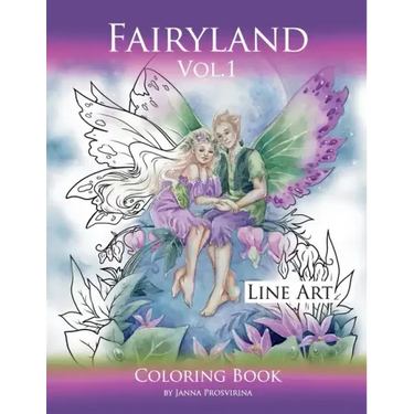 Fairyland Vol.1: Line Art Coloring Book