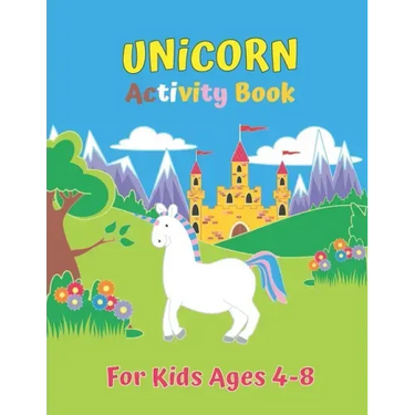 Unicorn Activity Book For Kids Ages 4-8