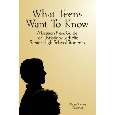 What Teens Want To Know: A Lesson Plan/Guide for Christian/Catholic Senior High Students