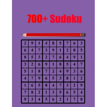 700+ Sudoku: Sudoku Puzzle Book for Adults