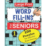 Large Print WORD FILL-INS For SENIORS; Vol. 1