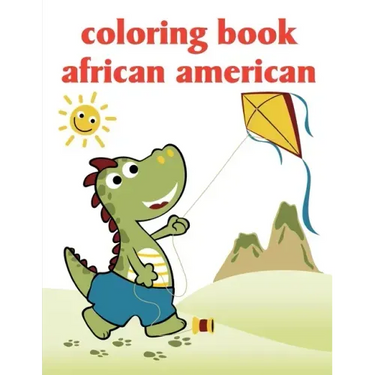 Coloring Book African American: Baby Funny Animals and Pets Coloring Pages for boys, girls, Children