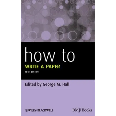 How To Write a Paper