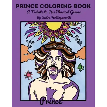 Prince Coloring Book: A Tribute to His Musical Genius