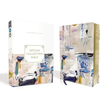 Niv, Artisan Collection Bible, Leathersoft, Multi-Color/Blue, Red Letter, Comfort Print