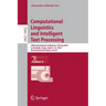 Computational Linguistics and Intelligent Text Processing: 20th International Conference, Cicling 2019, La Rochelle, France, April 7-13, 2019, Revised