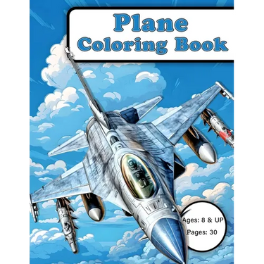 Plane Coloring Book