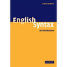 English Syntax: An Introduction