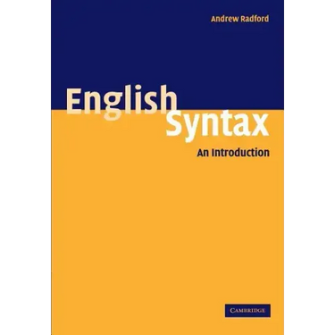 English Syntax: An Introduction