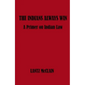 The Indians Always Win: A Primer on Indian Law