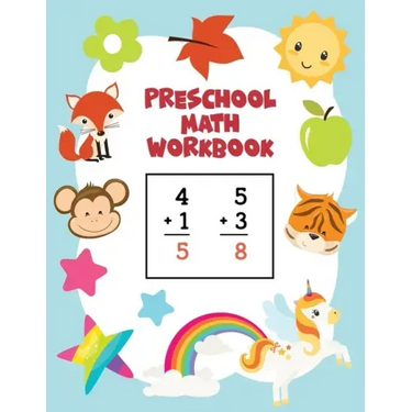 Preschool Math Workbook: Learn Numbers 1-20 with Number Tracing, Counting, Matching, Coloring, Simple Math Activities, Addition and Subtraction