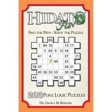 Hidato fun 13: 203 New Logic Puzzles