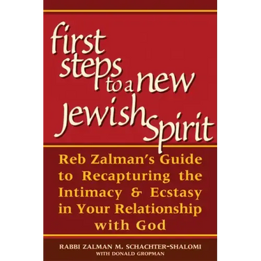 First Steps to a New Jewish Spirit: Reb Zalman's Guide to Recapturing the Intimacy & Ecstasy in Your Relationship with God