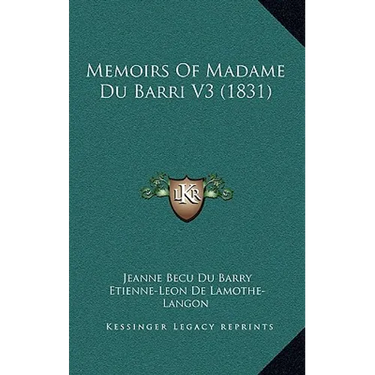 Memoirs Of Madame Du Barri V3 (1831)